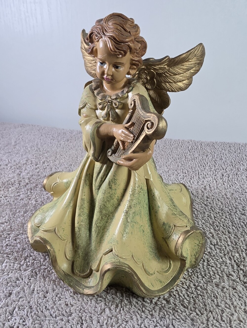 Vintage Italian Musical Angle Playing Harp By Euromarchi S.R.L. In Italy - Picture 3 of 12